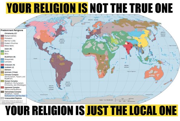 Your religion is not the real one