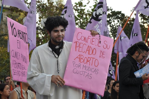 Santiago - Manifestación Aborto 1