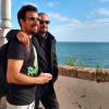 With my brother in Sitges