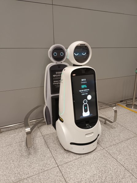 Robot is charging