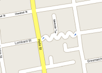 
Vista de la Calle Lombard en el mapa
View of Lombard Street in the map
