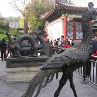 The emperess (peacock) and the emperor (dragon)