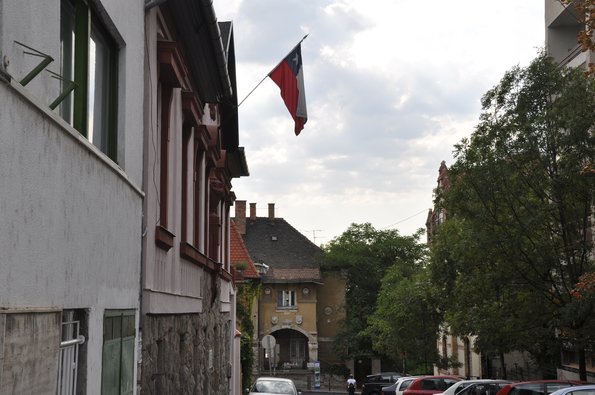 Chilean embassy, just by our hotel