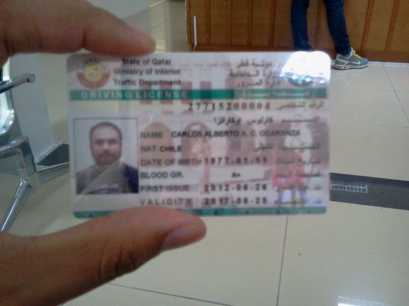 My driver's license