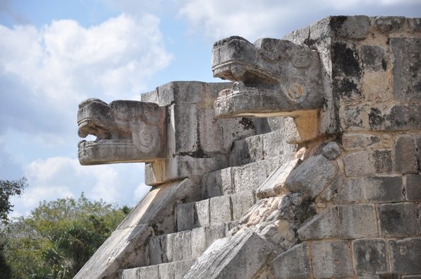 Chichén Itzá - Cabezas