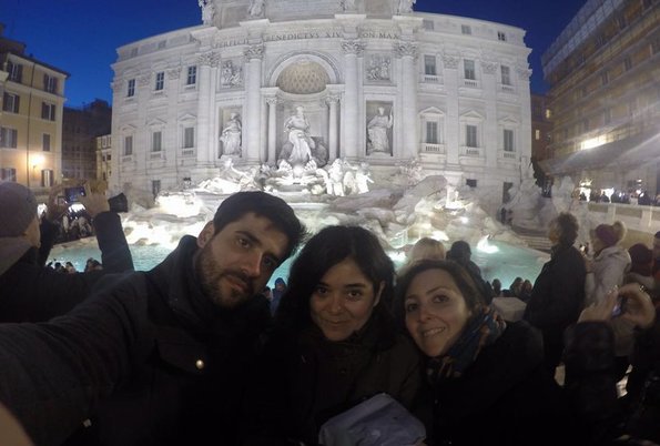 P y J visitan Roma