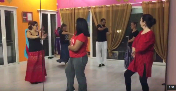 Dancing in class
